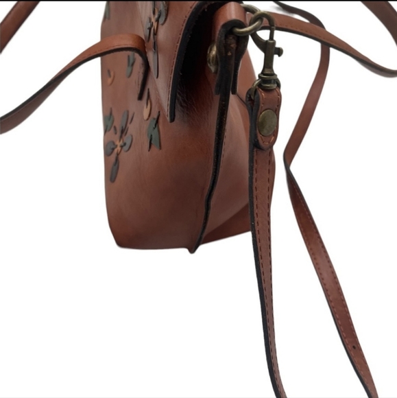 PATRICIA NASH ASTI SATCHEL DIP DYE APPLIQUE TAN - Picture 6 of 12